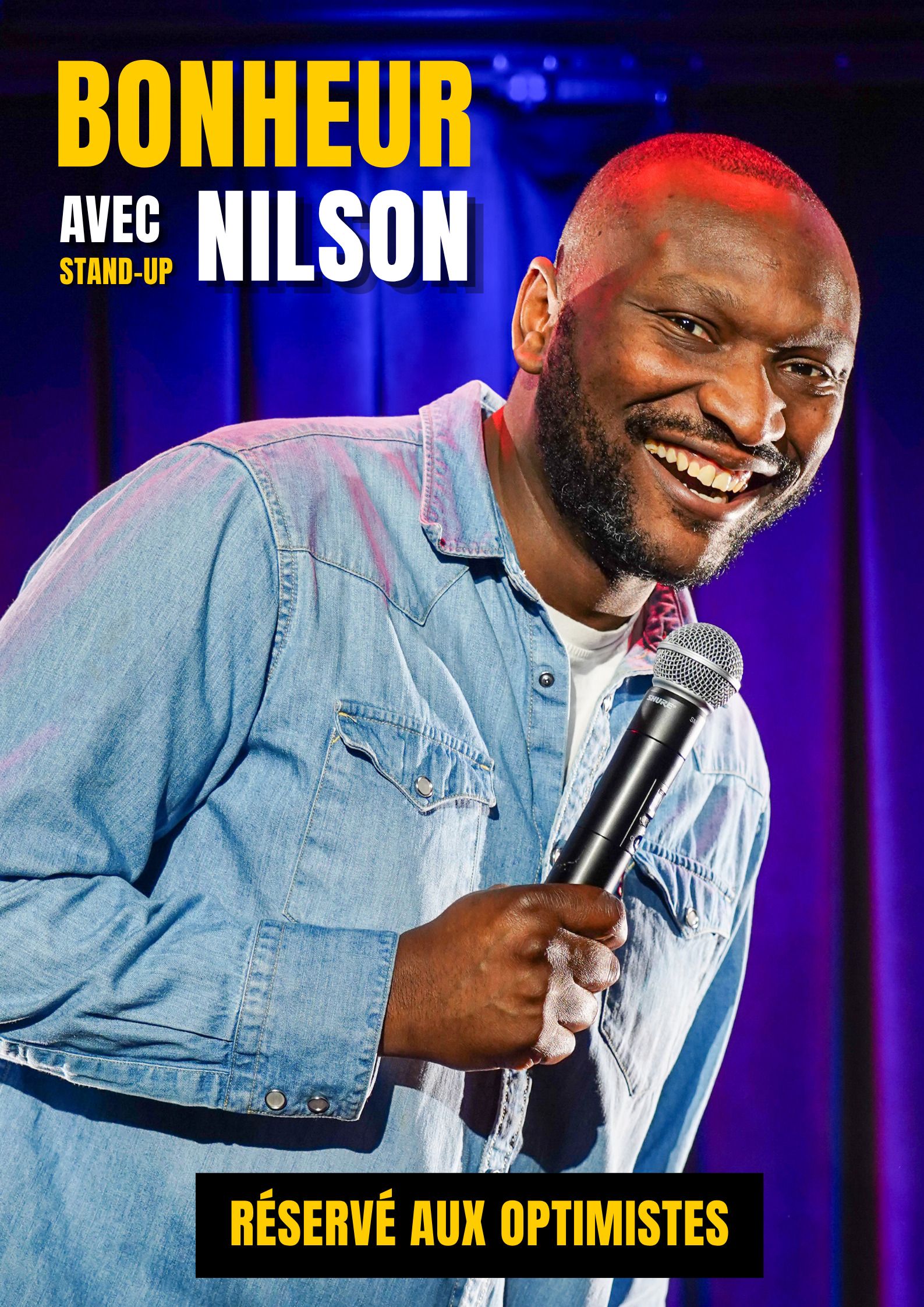 Nilson dans Bonheur – le one-man-show qui transforme nos galères en éclats de rire