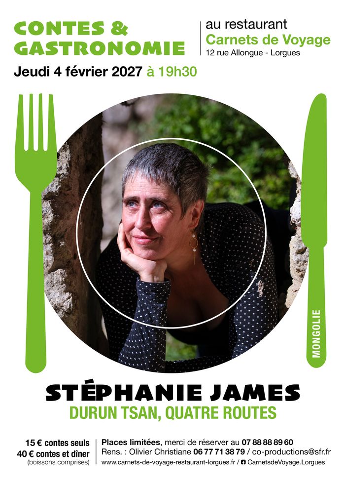 Durun Tsam, contes et récits de voyage en Mongolie - Stéfanie James, à Carnet de Voyage, Lorgues