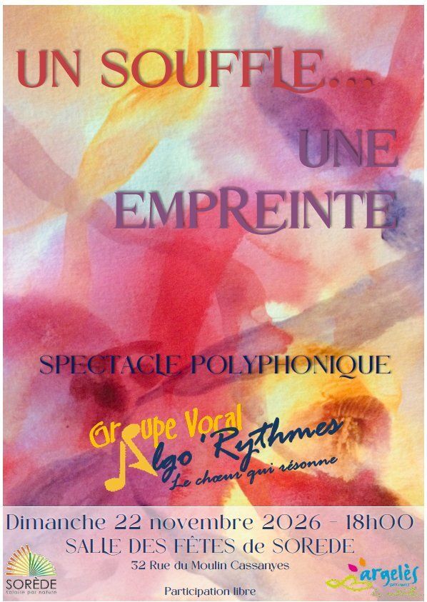 Spectacle Polyphonique - Un souffle... une empreinte