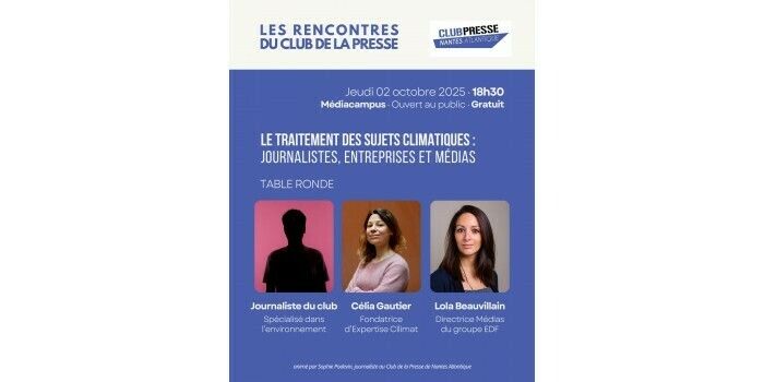 Rencontre sur le traitement des sujets climatiques
