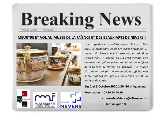 Scène de crime "Aux Couleurs Bleues de Loire"