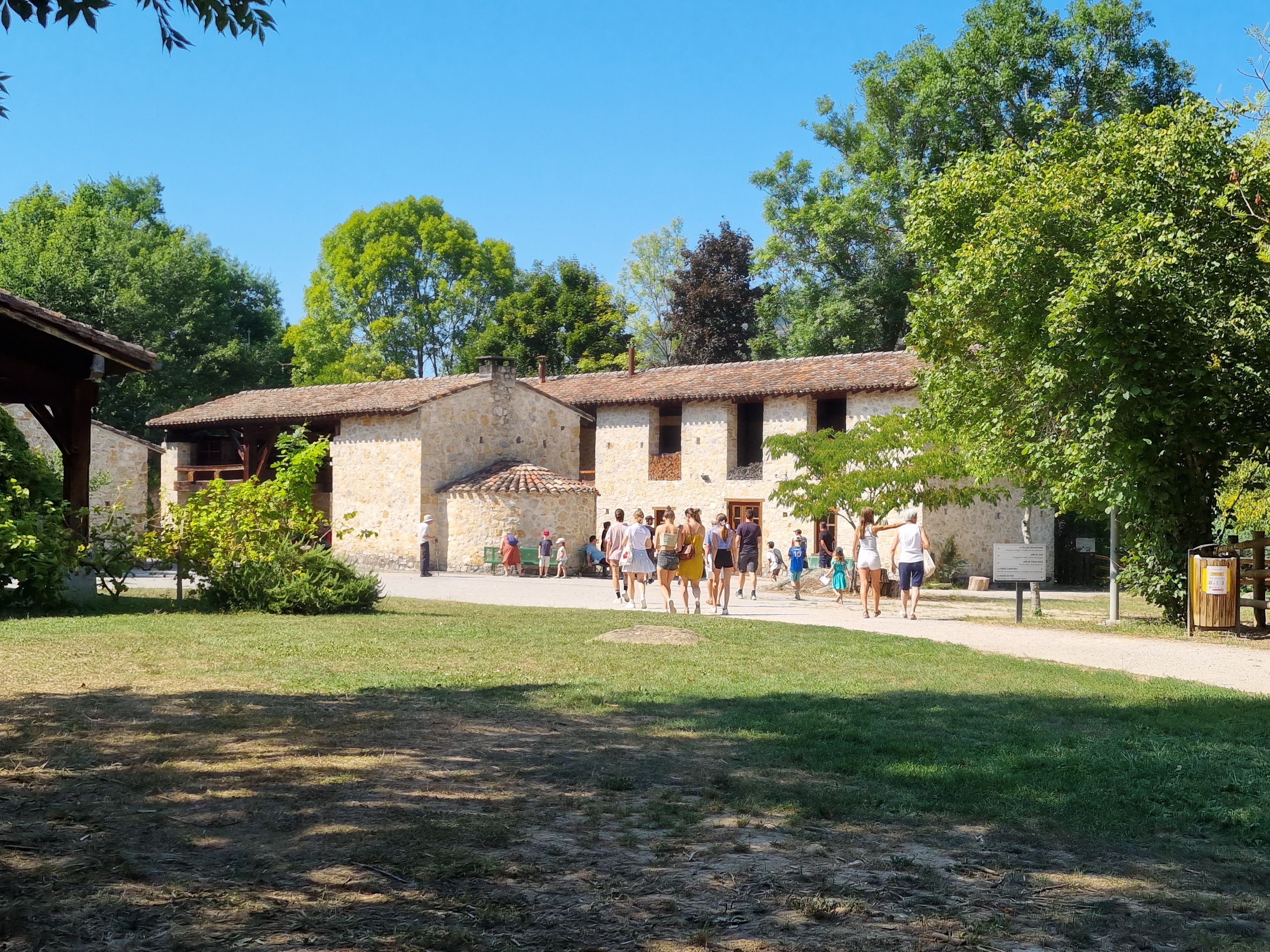 Démonstration aux forges de Pyrène