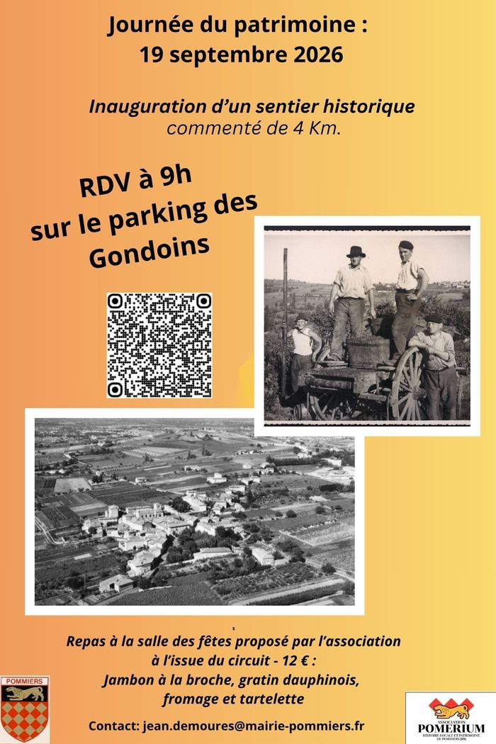 Inauguration d'un sentier historique avec visite guidée