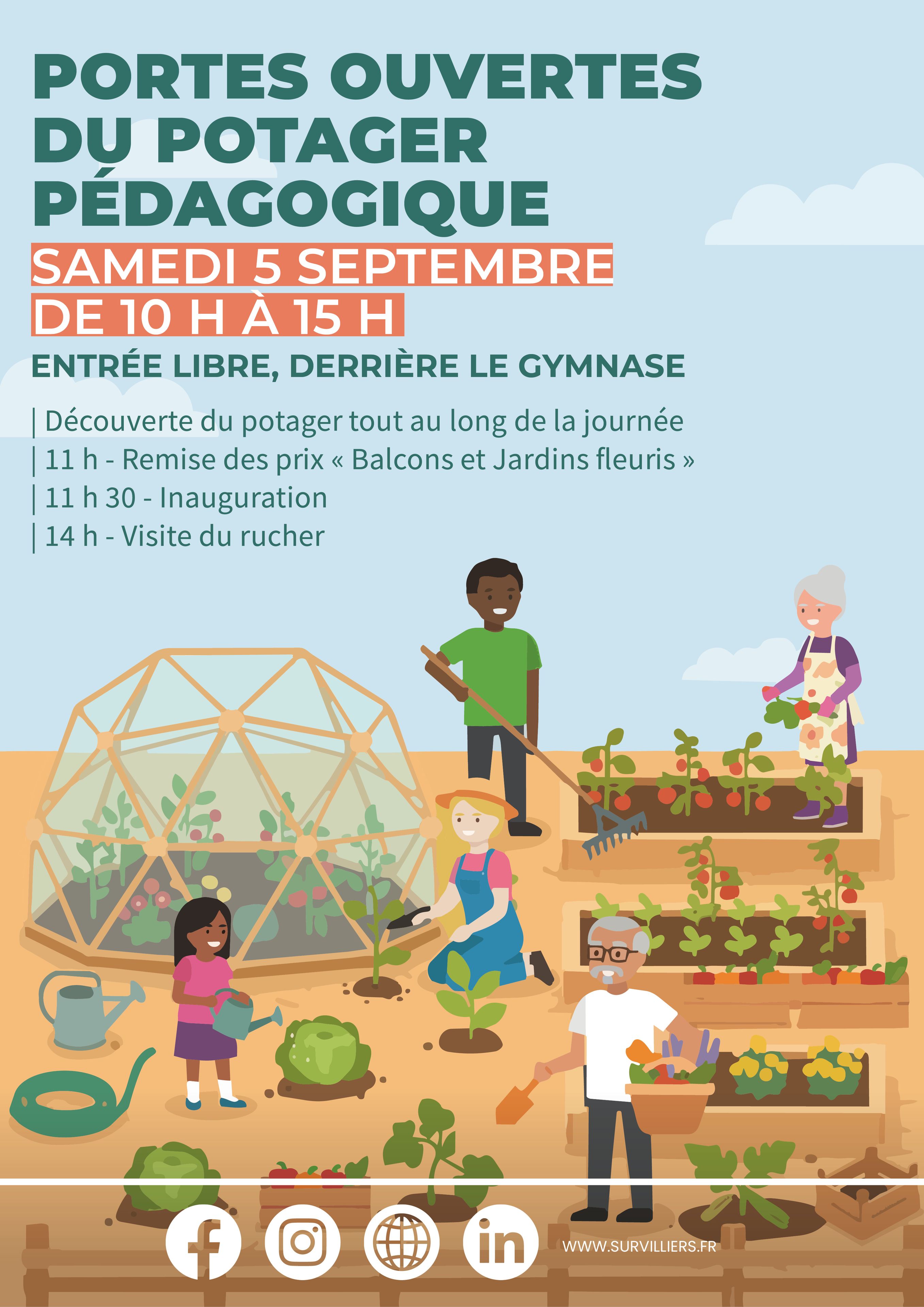 Journée portes ouvertes du potager pédagogique de Survilliers