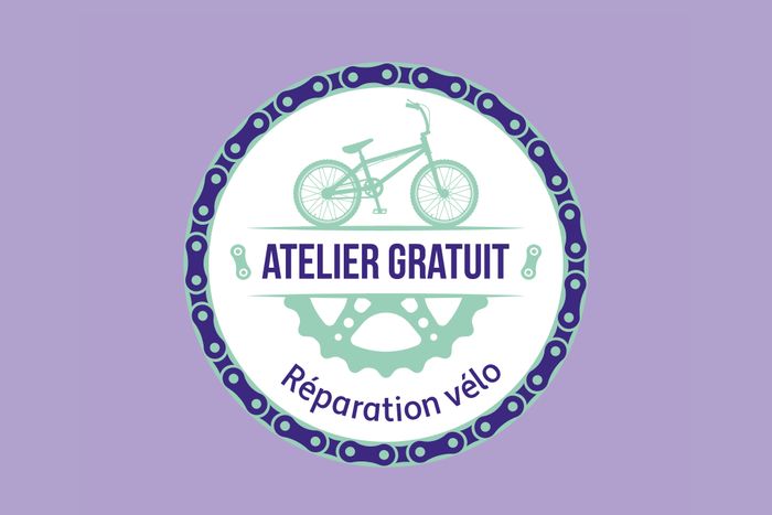 Atelier de réparation de vélo aux Libellules