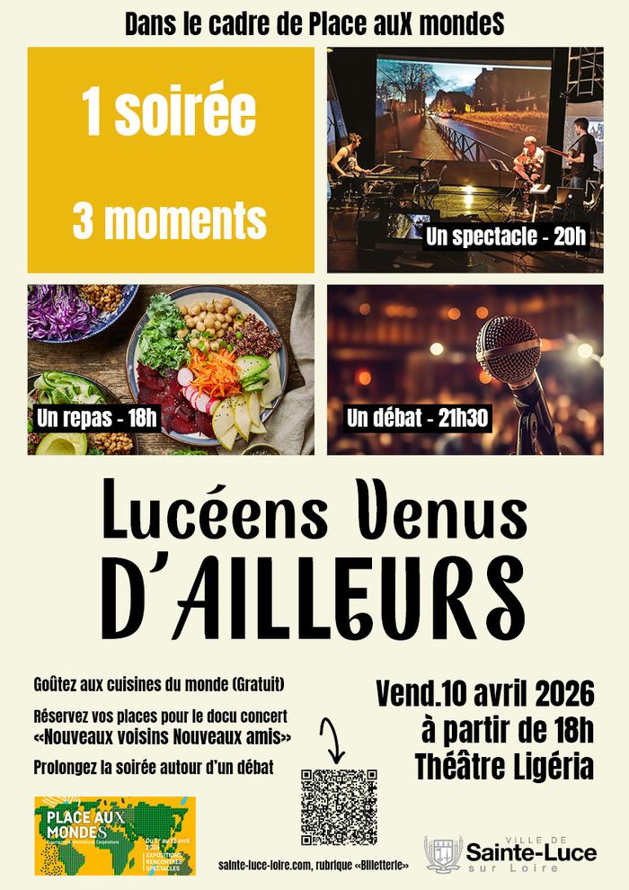 Lucéens Venus d'Ailleurs, Ciné-concert et recettes du monde