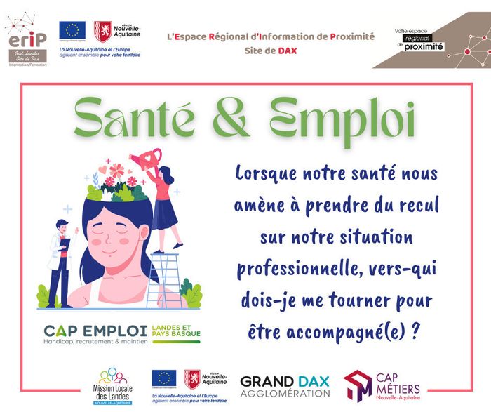 Atelier interactif avec Cap Emploi sur la santé et l'emploi, interlocuteurs clés et vos droits (inaptitude, handicap RQTH/BOE)