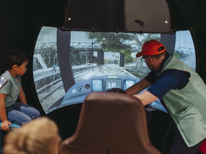 Conduite de simulateurs de conduite de tramway et du MS61