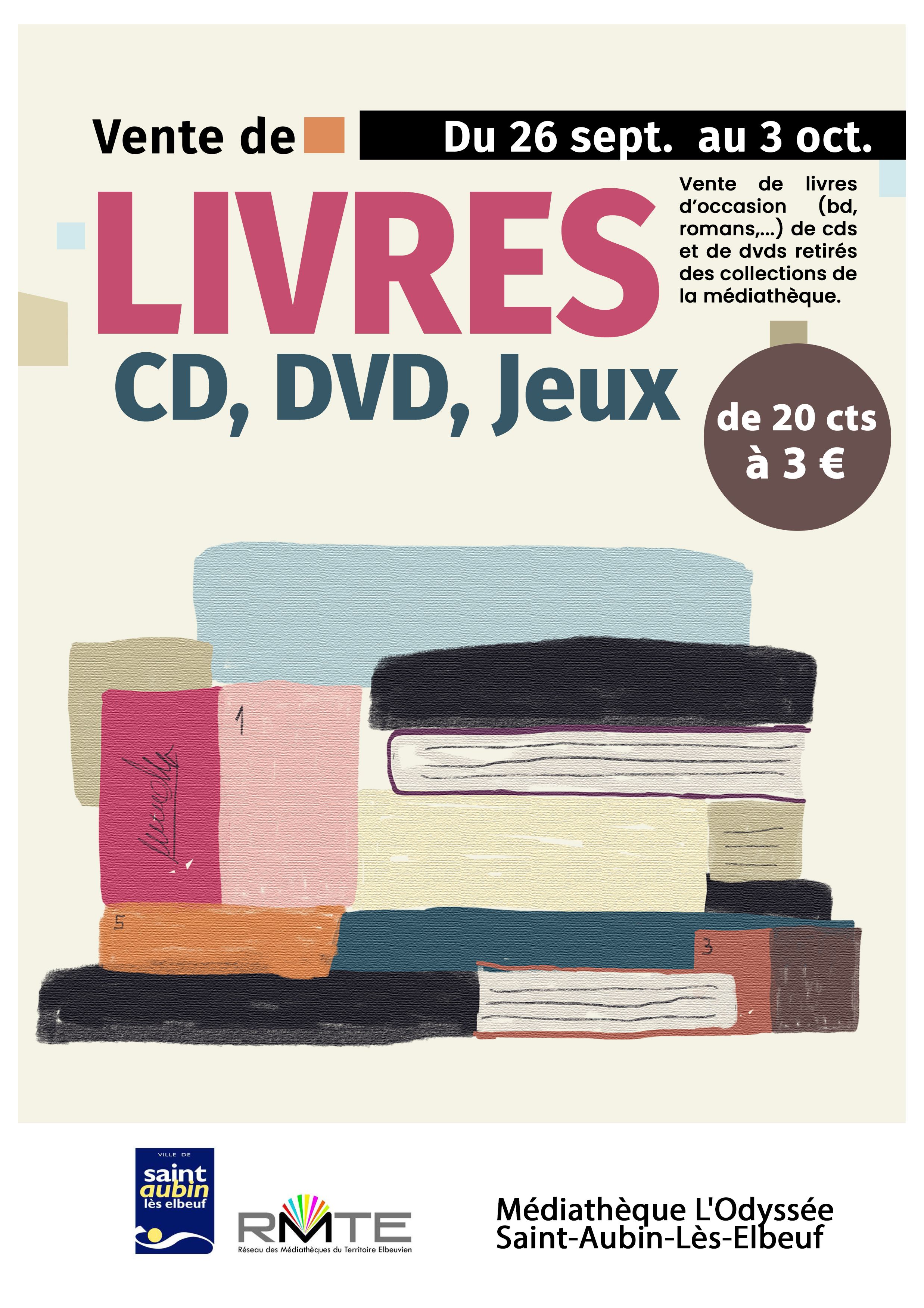 Grande vente à la médiathèque !