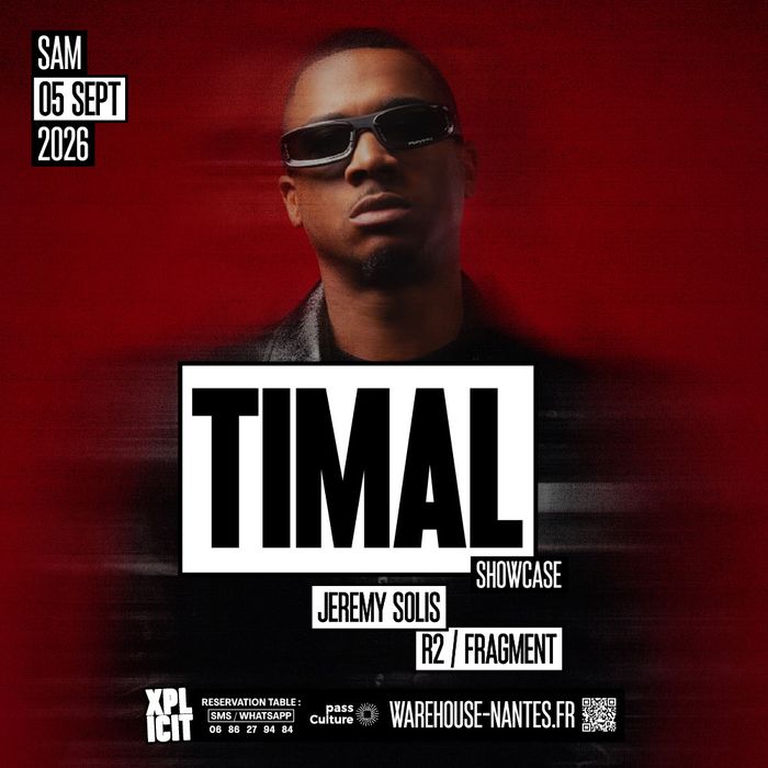 Affiche — XPLICIT invite TIMAL en showcase exclusif à Nantes