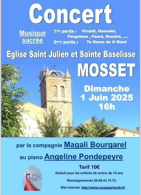 Concert - Musique Sacrée avec la Cie Magali Bourgarel et Angeline Pondepeyre