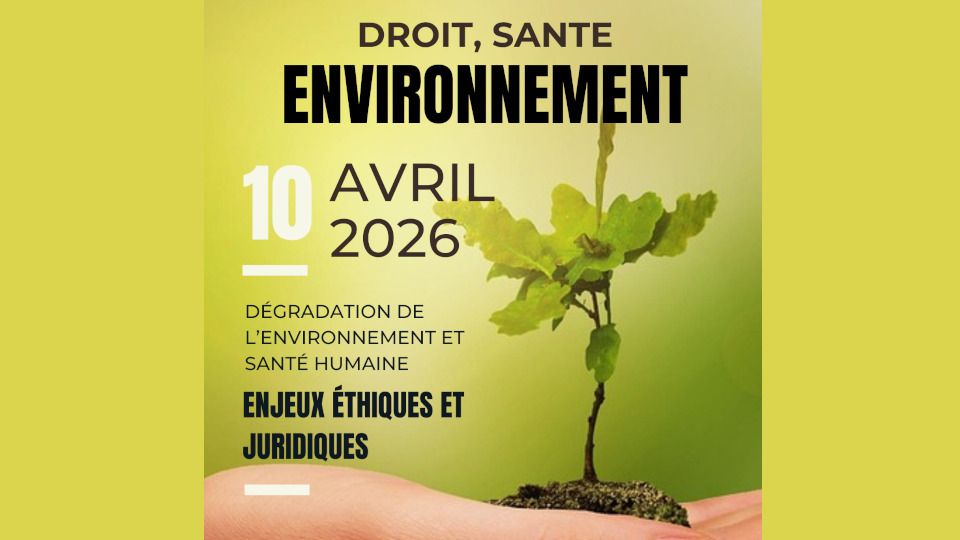 Ce colloque aura lieu le 10 avril 2026 à la Faculté de droit et de science politique de Rennes.
