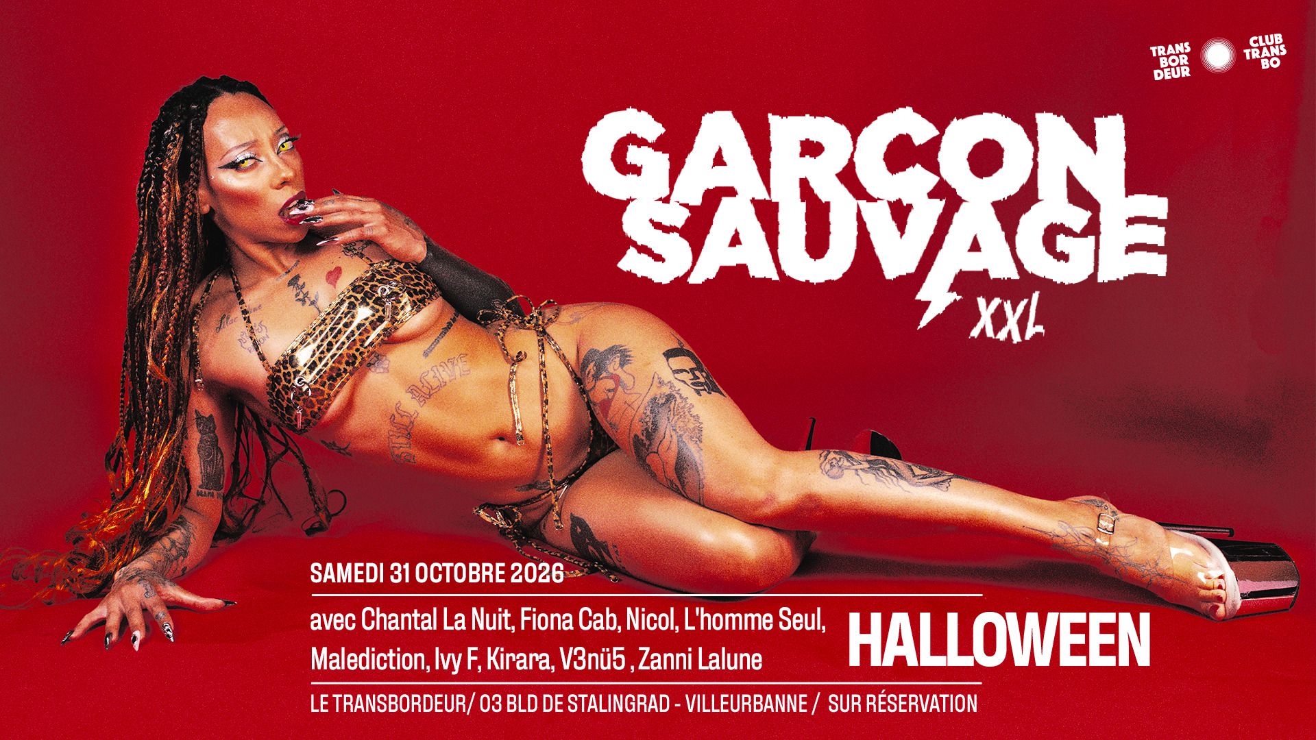 Garçon Sauvage XXL - Halloween 2026