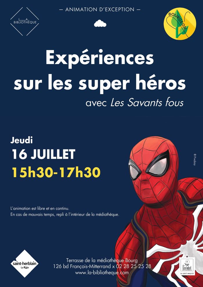Bourgeon - Expériences sur les super héros