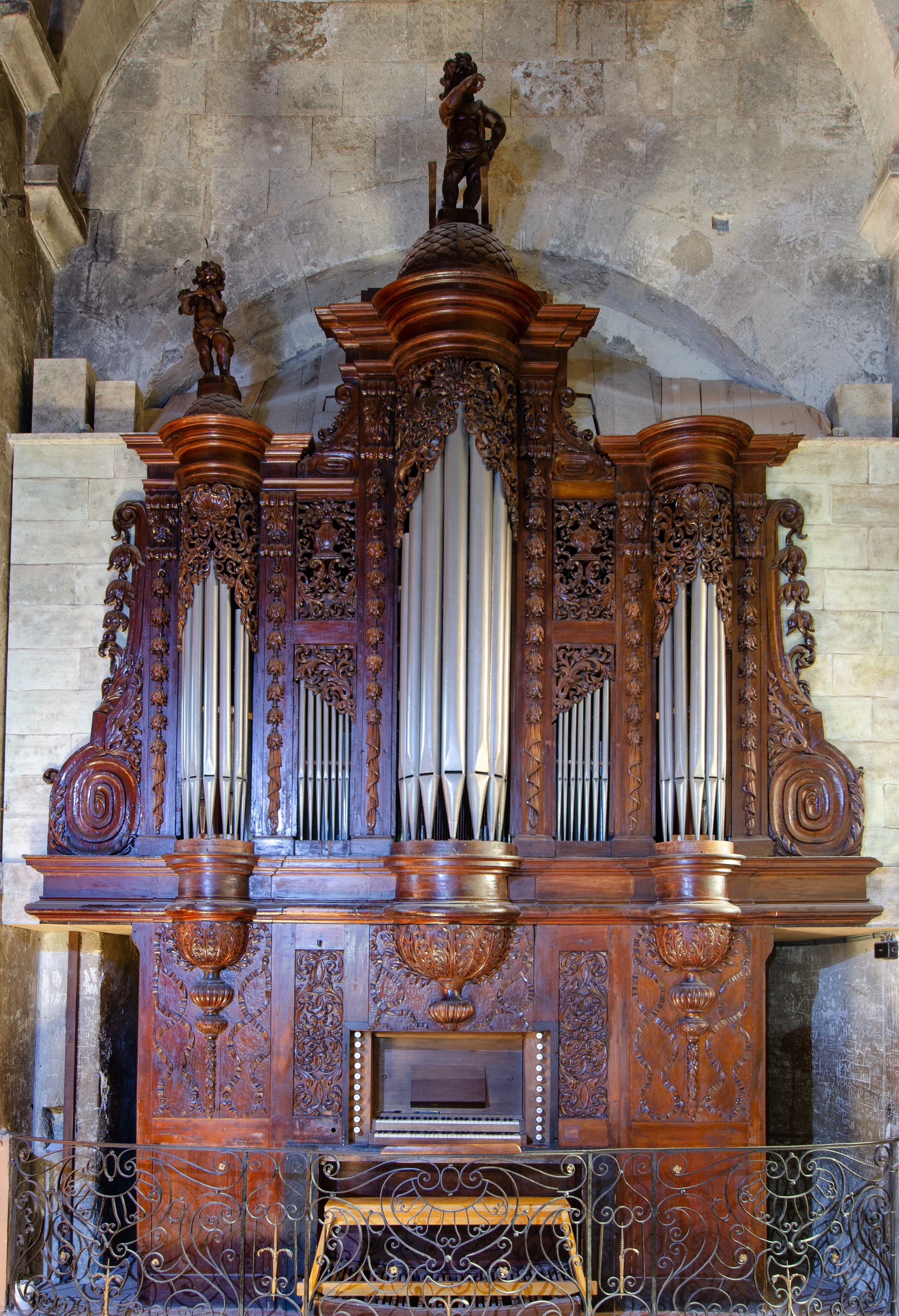 Dans le ventre de l'orgue
