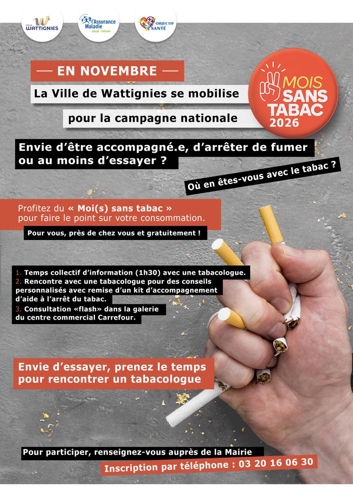 Mois sans tabac à Wattignies