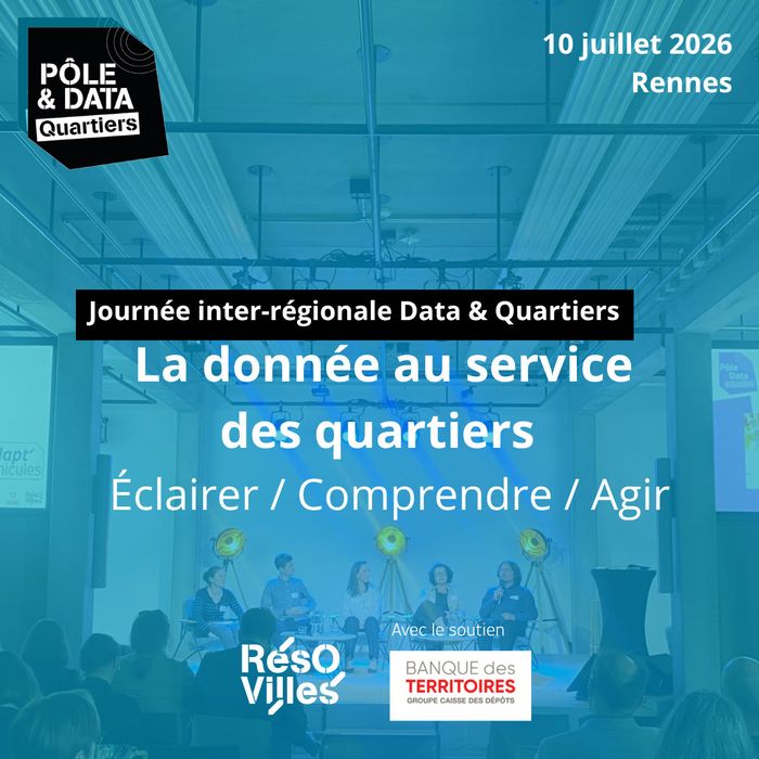 Journée interrégionale Data & Quartiers