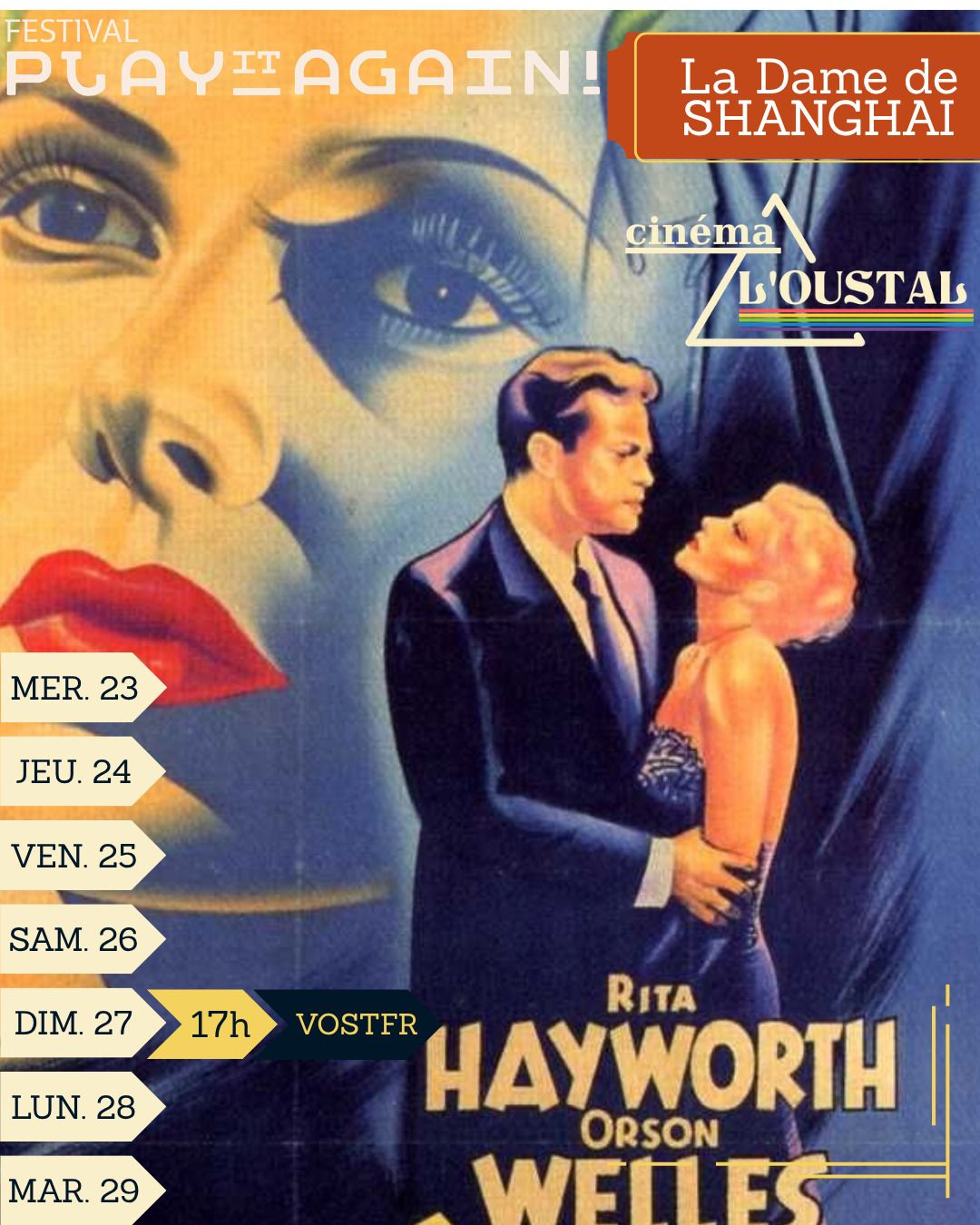 Heritage Cinema: Orson Welles' The Lady from Shanghai!