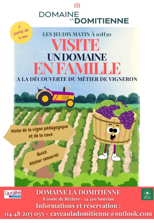 Domaine La Domitienne : initier vos enfants au savoir-faire et aux produits locaux