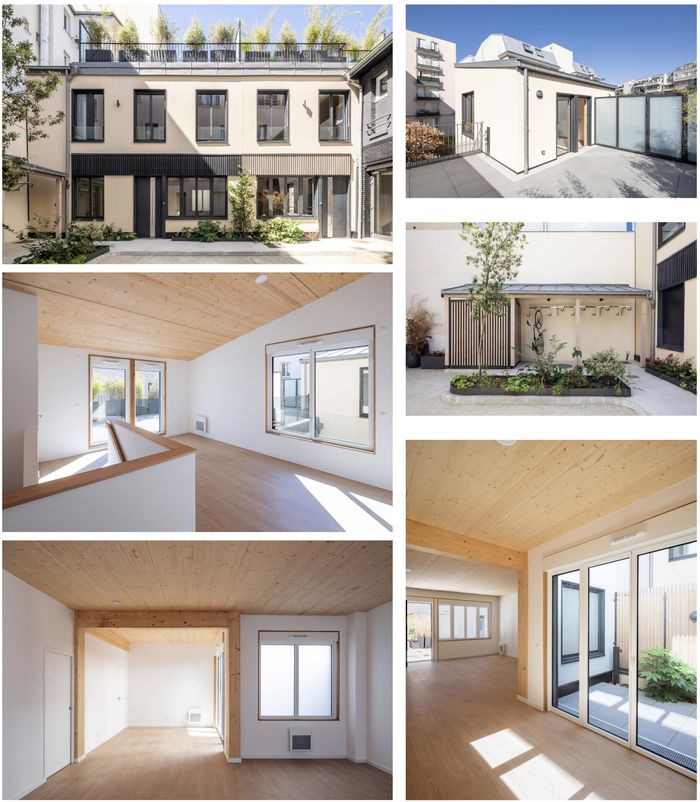 Visite de deux maisons de ville bas carbone en bois - Habiter Bois