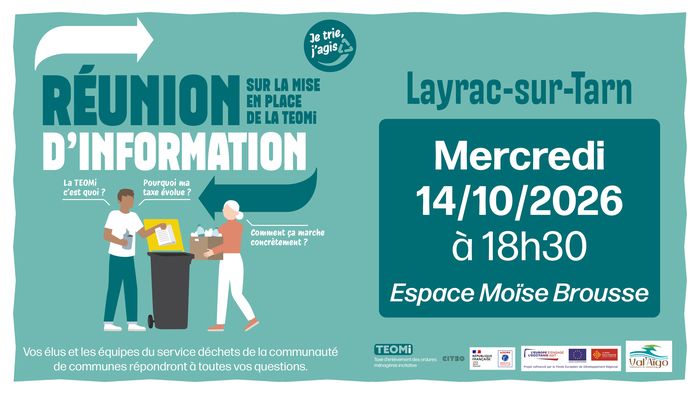 Réunion publique d'information TEOMi - Layrac-sur-Tarn
