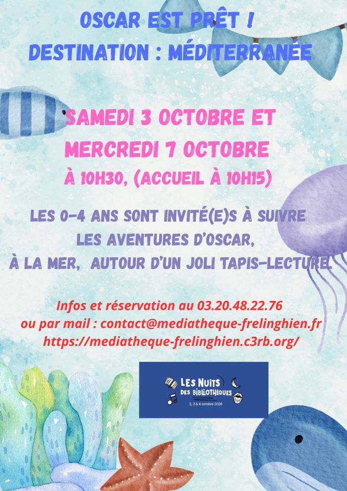 Tapis-lecture pour les 0-4 ans