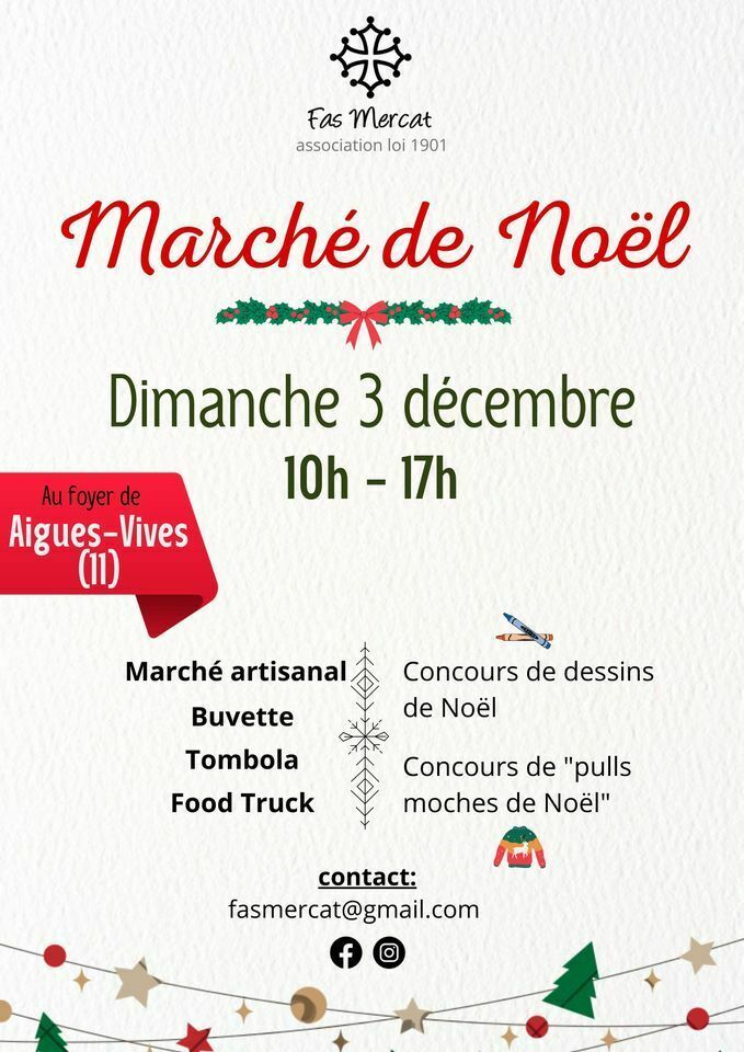 Deuxième édition du marché de Noël artisanal