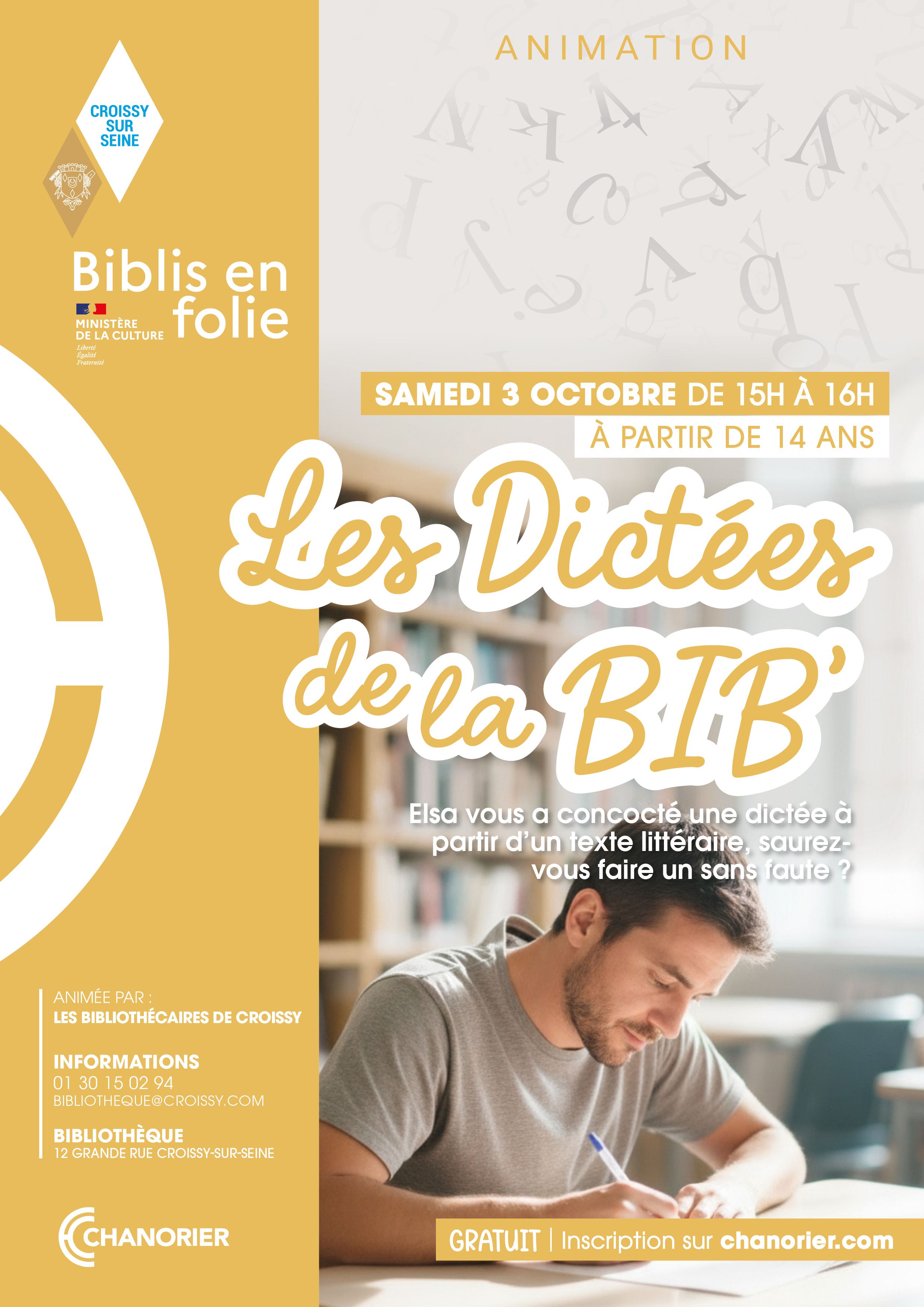 Dictée de la BIB'