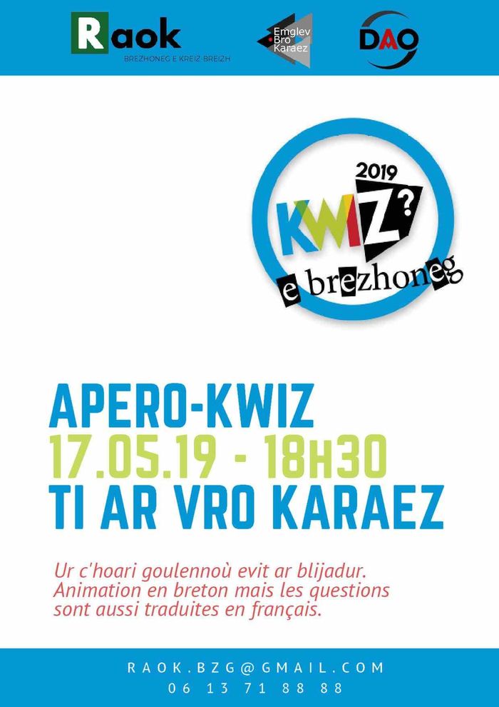 Apero-Kwiz à Carhaix