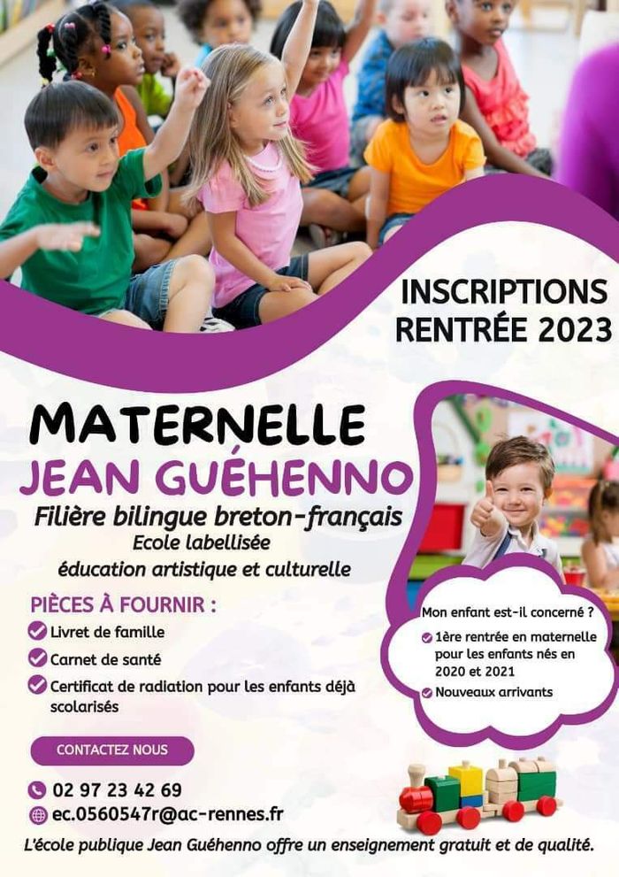 Portes ouvertes de l'école maternelle Jean Guéhenno de Gourin