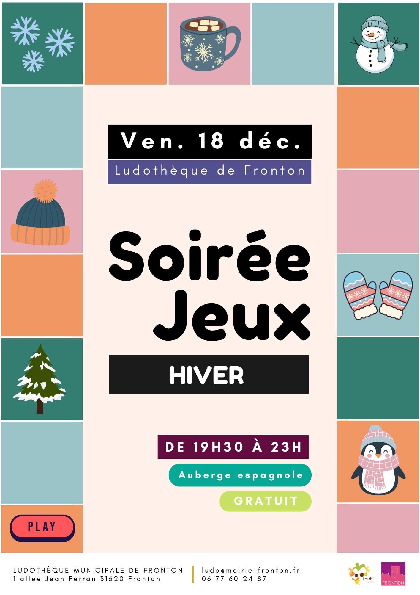 Soirée Jeux spéciale hiver