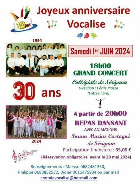 30 ans de la "Chorale Vocalise"