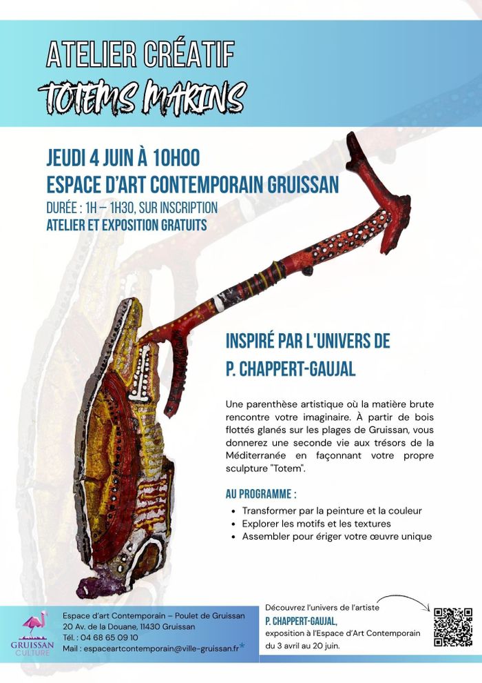 Ateliers artistiques - Totems marins