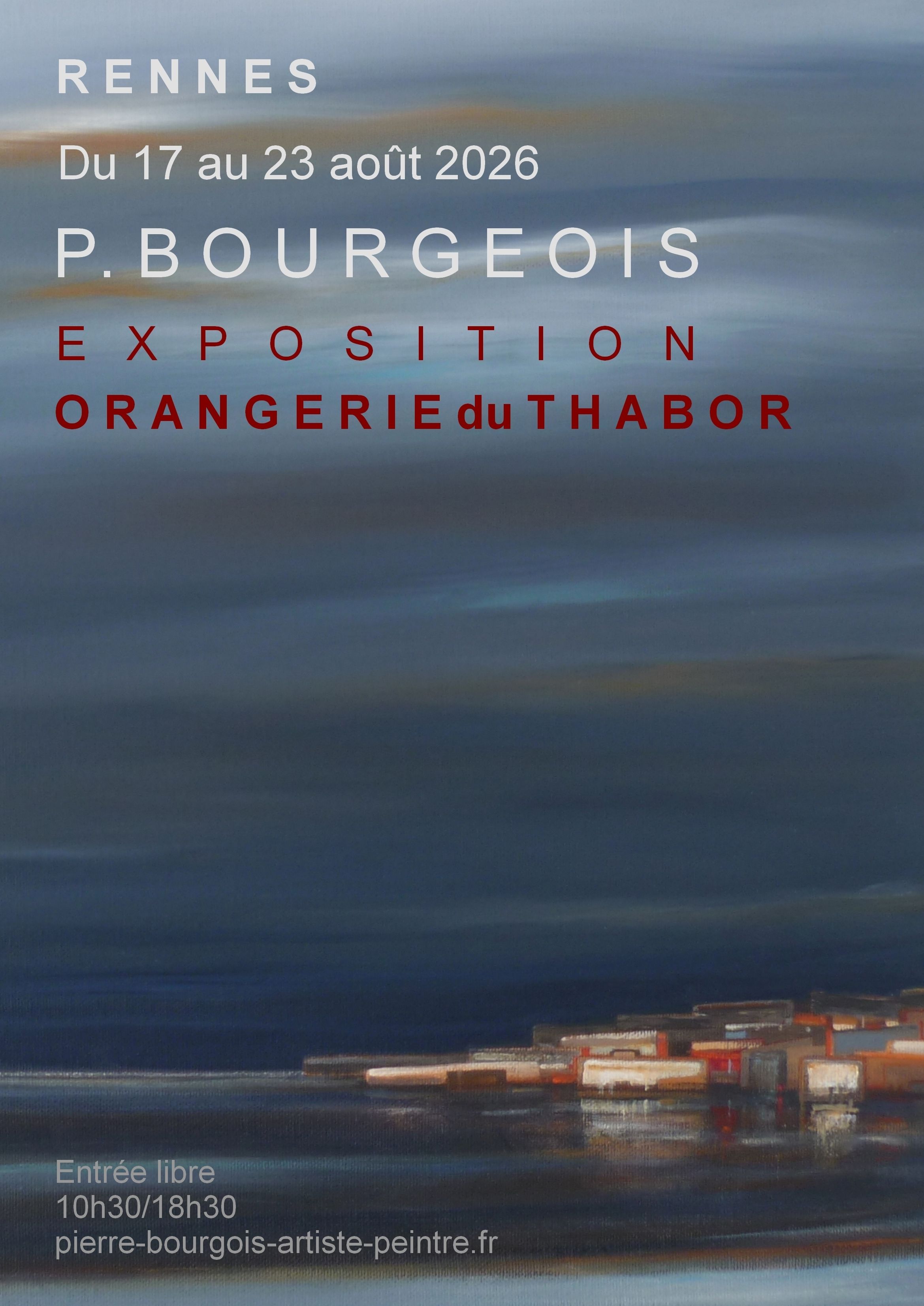 Exposition Pierre Bourgeois artiste peintre "Paysage"