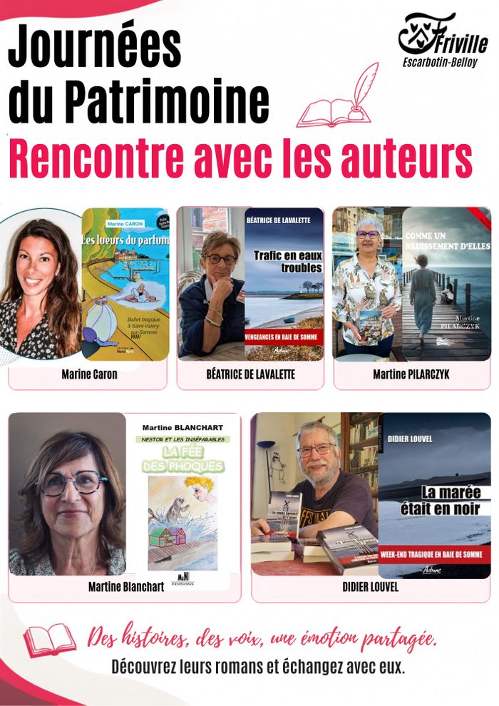 Rencontre avec des auteurs locaux qui puisent leur inspiration du territoire pour écrire