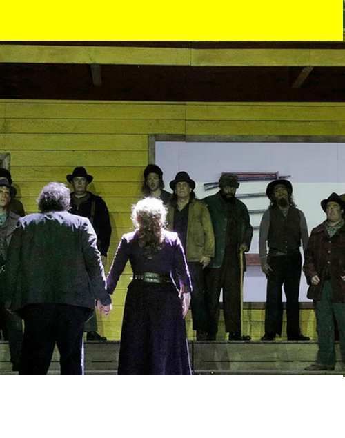 Affiche, Opéra au cinéma : La Fanciulla del West