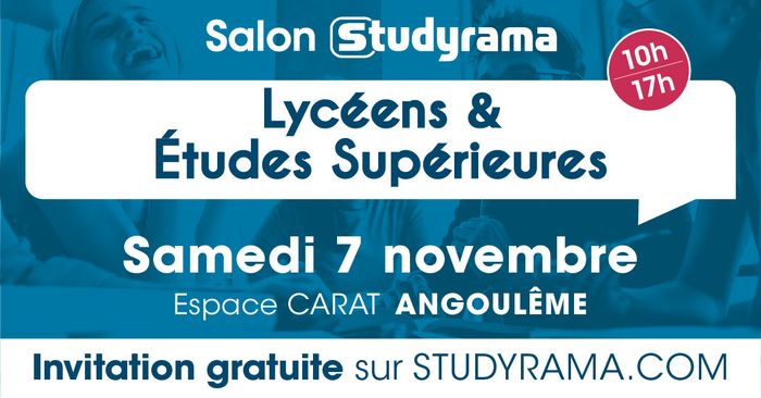 Organisé avec le soutien de la région Nouvelle Aquitaine, de l'académie de Poitiers, le salon vous permettra de rencontrer 800 Formations de Bac à Bac+5 et d'assister à des conférences thématiques.