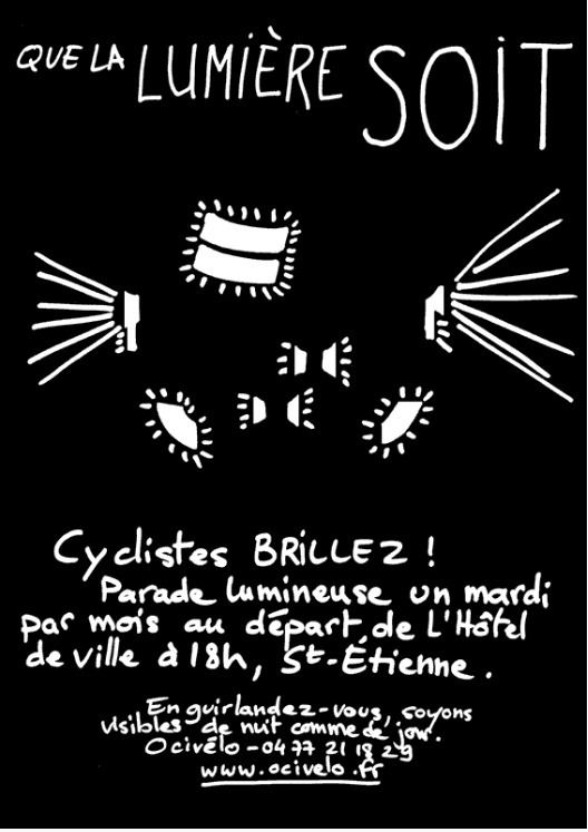 (vélorution) Cyclistes,  BRILLEZ !