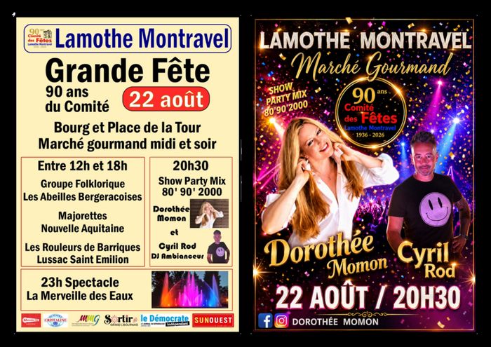 GRANDE FETE - Journée Anniversaire des 90 ans du Comité des Fêtes