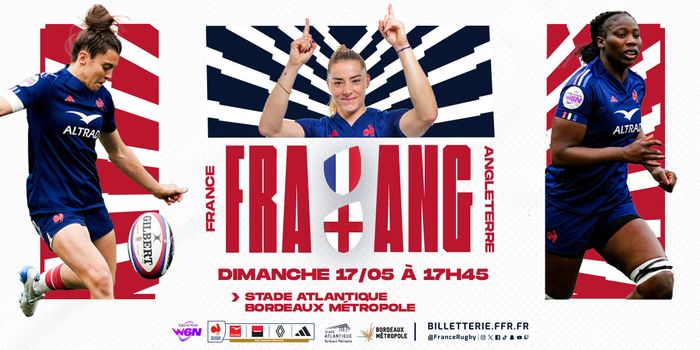 Rugby : France - Angleterre au Stade Atlantique (féminin)