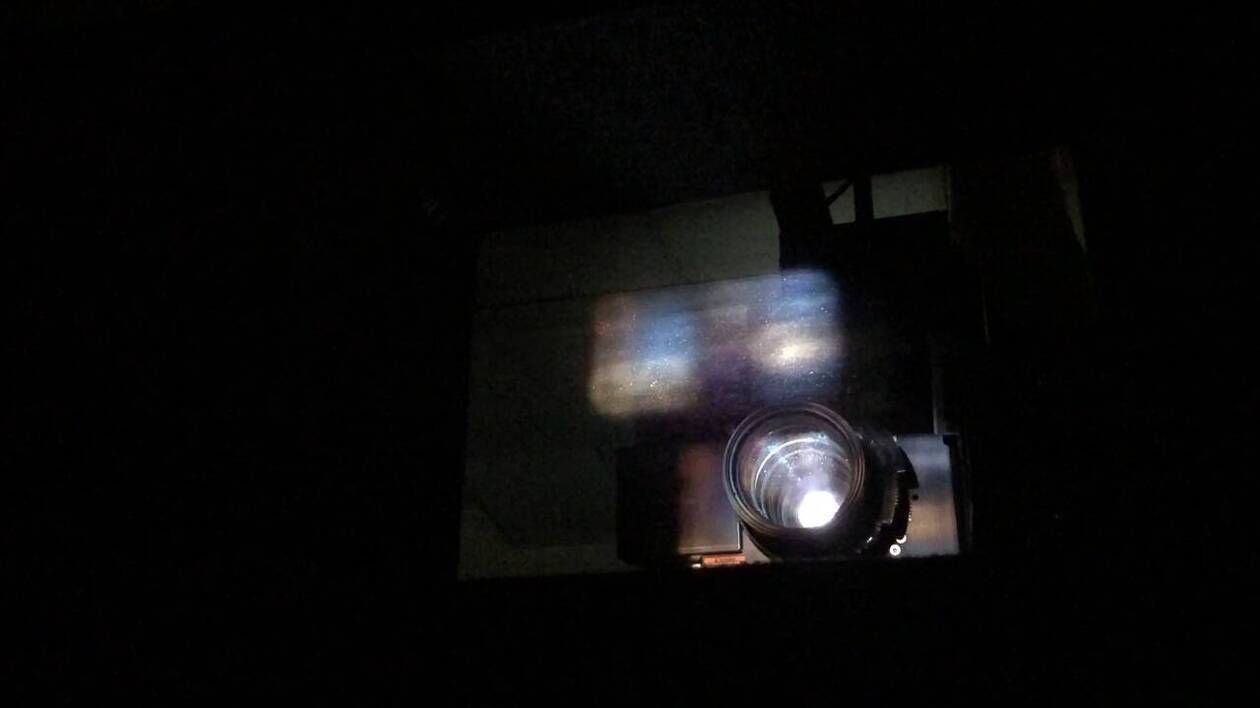 Visite guidée des cabines de projection