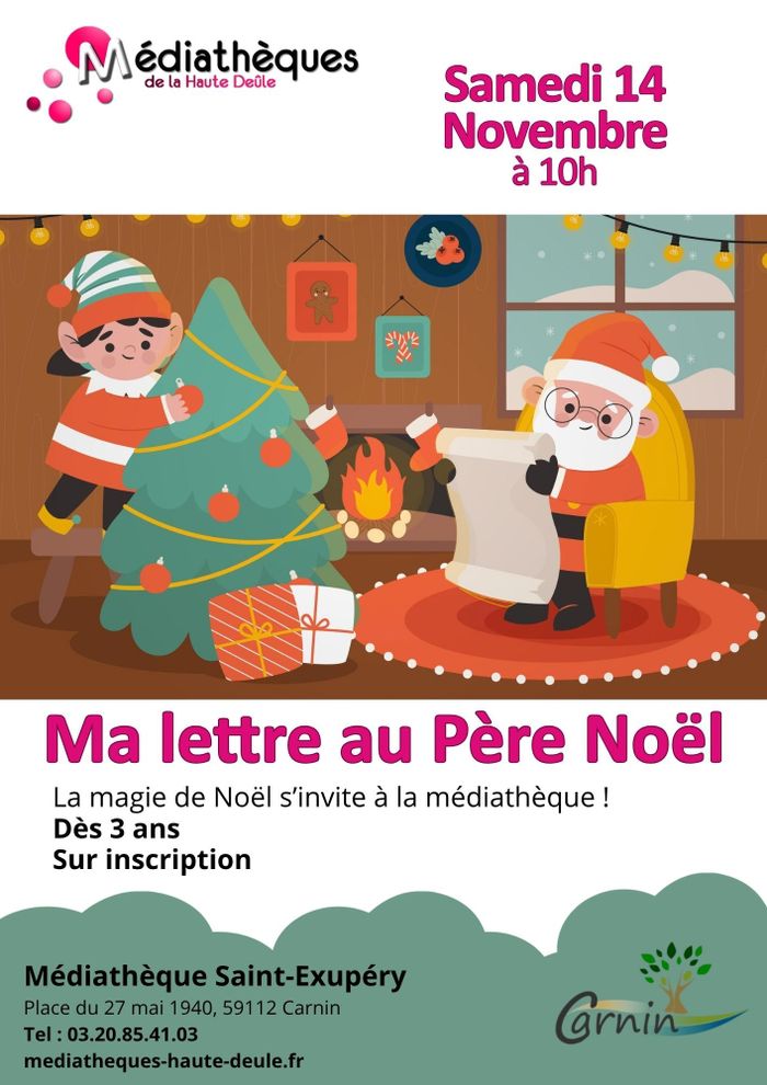 Atelier - Ma lettre au Père Noël