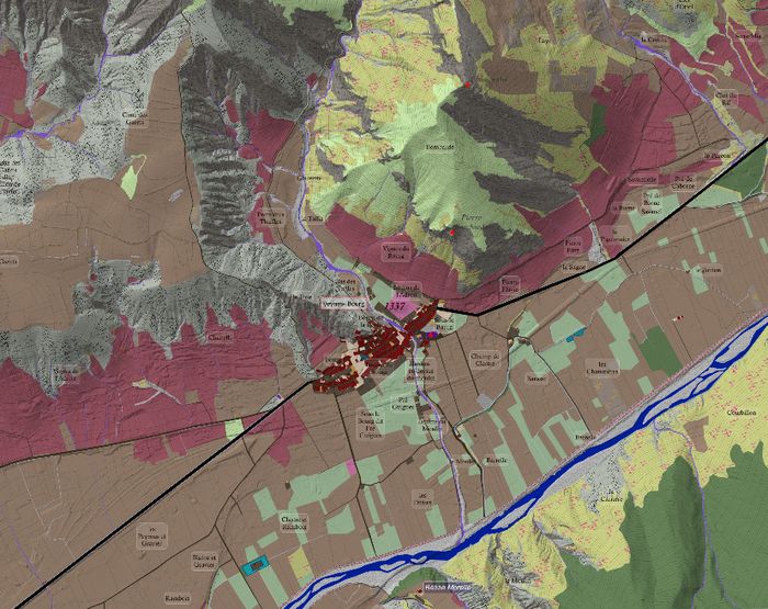 Les paysages de Veynes d'après le cadastre napoléonien
