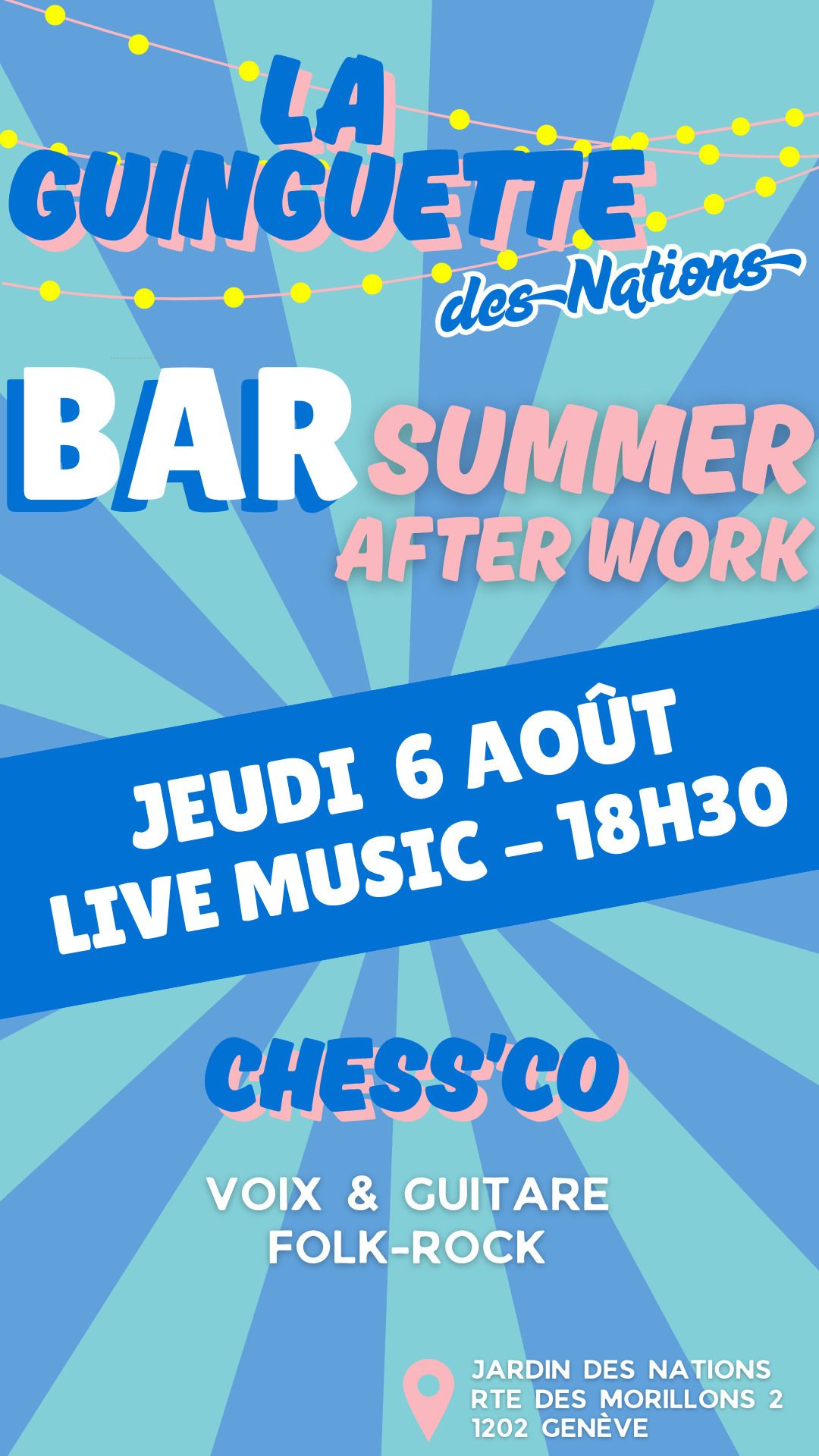 🎶 Concert au Jardin des Nations
