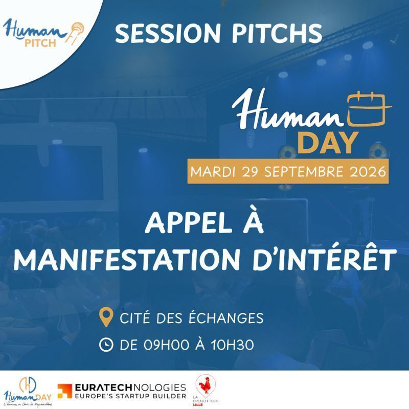 Sessions de pitchs Startups - Human Day