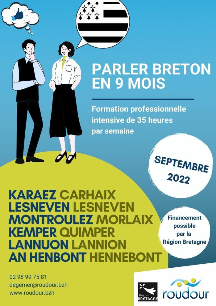 Réunion d'information formation au breton de 6/9 mois avec Roudour