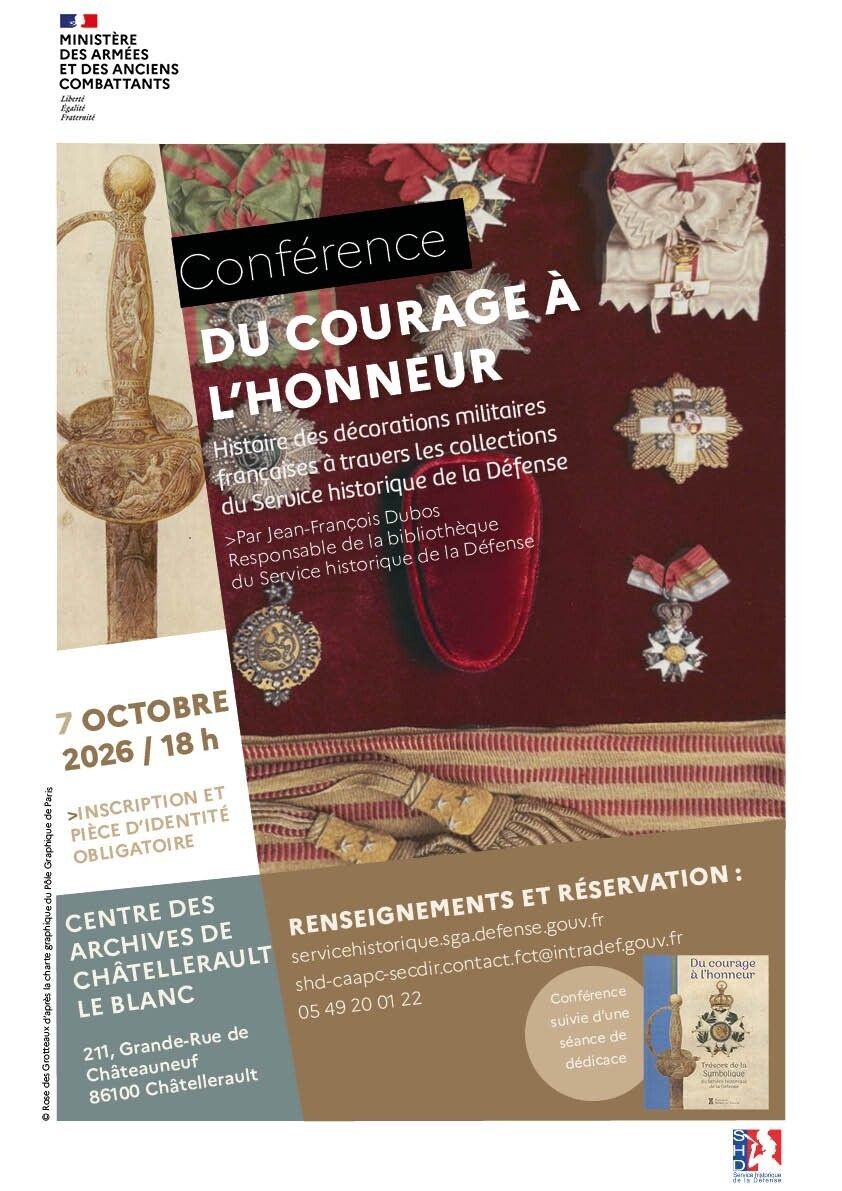 Du courage à l'honneur. Histoire des décorations militaires françaises à travers les collection du Service historique de la Défense