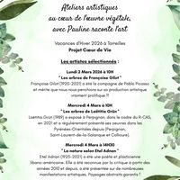 Atelier artistiques - Les arbres de Laëtitia Grün