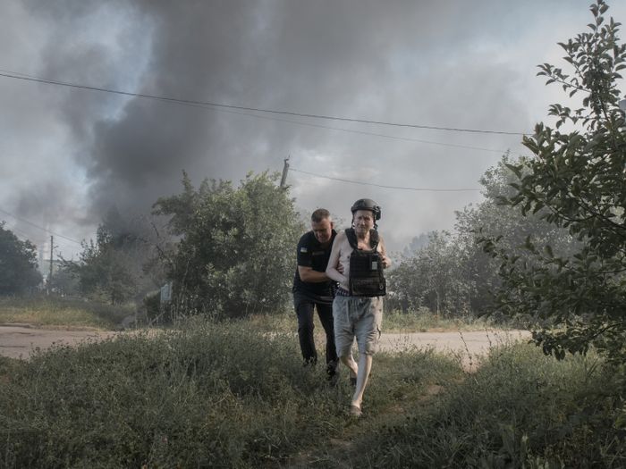 Le soleil de l'Ukraine se lève dans le Donbass - Antoni Lallican