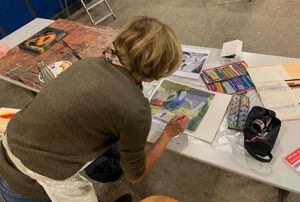 Cours de peinture ouvert à tous à partir de 15 ans. Travail de copie de maîtres et travail d'expression dans un souci de composition et d'emploi des couleurs.